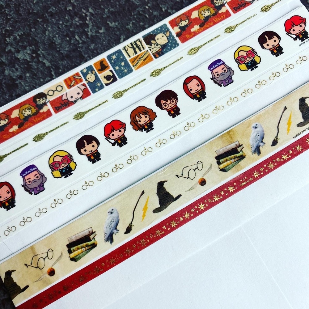 Harry Potter Washi Tape Sets, Icons, Chibi And Chibi Scenes